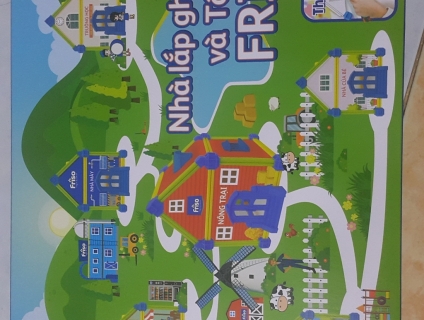 Đồ chơi nhà lắp ghép và tô màu Friso End: 23h 19/10/19