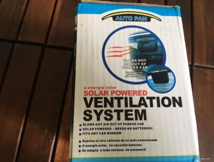 MS37 - Quạt thông gió ô tô năng lượng mặt trời Đấu giá kết thúc hôm nay 23h00p ngày 19/10/2019