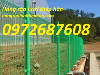 Hàng rào lưới thép hàn, lưới thép hàng rào mạ kẽm, sơn tĩnh điện