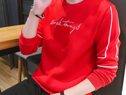 Áo Thun Da Cá Nam Tay Dài Hàn Quốc - Cực Đẹp