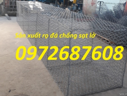 Rọ đá mạ kẽm, rọ đá bọc nhựa, thảm đá, rồng đá chống sạt lở giá rẻ