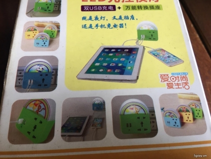 MS53 - Ổ điện cầu vồng đèn led cảm ứng Đấu giá kết thúc hôm nay 23h00p ngày 24/10/2019