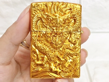 Bật lửa sạc điện rồng vàng end   22h59 ngày 26/10/2019