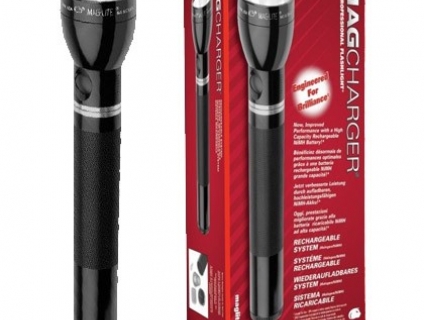 Đèn pin Maglite, bóng Halogen, pin sạc, màu đen, Mã hàng: RE5019