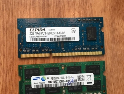 Cần bán Ram Laptop DDR3 2GB 4GB gía rẻ trong ngày