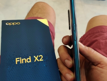 Oppo Find X2 xanh Fullbox đẹp keng