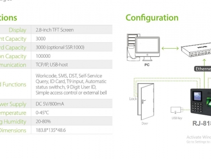 Máy chấm công Ronald Jack RJ818 phù hợp nhất cho văn phòng của bạn