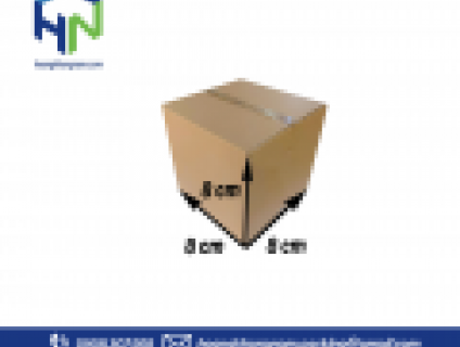 Hộp carton nhỏ shipcod kích thước 8x8x8 (cm)