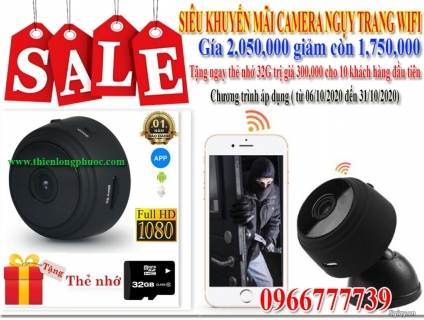 Camera ngụy trang Full HD 1080 siêu khuyến mãi