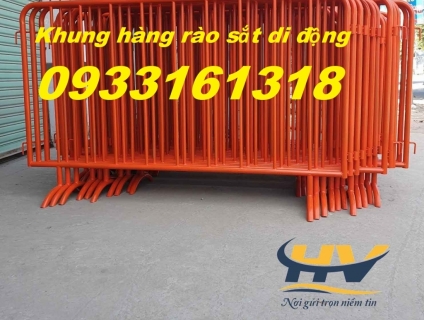 Hàng rào di động, khung hàng rào barie, khung hàng rào chắn