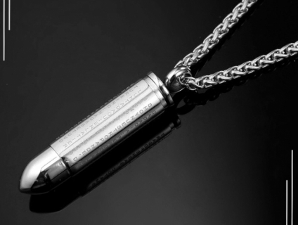 DÂY CHUYỀN NAM INOX CÁ TÍNH HÌNH VIÊN ĐẠN MUỐN MUA Ở ĐÂU GIÁ RẺ BÁN BA