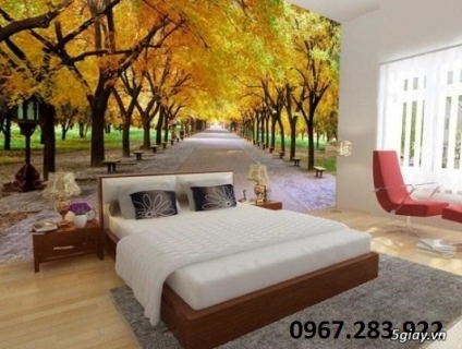 Gạch tranh trang trí phòng ngủ