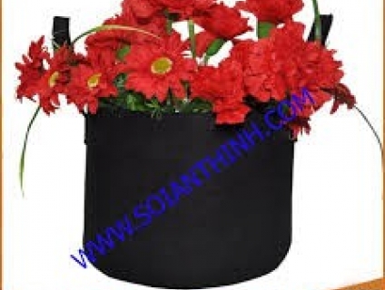 Sản xuất vải nỉ, vải xăm kim may túi trồng cây