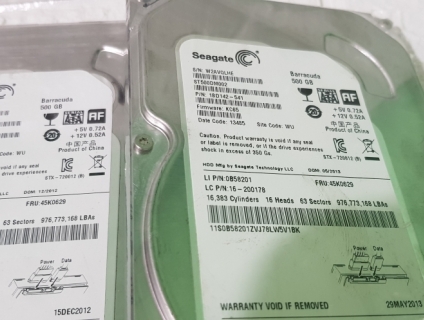 Ổ cứng máy tính HDD Seagate & Western SATA 500 GB