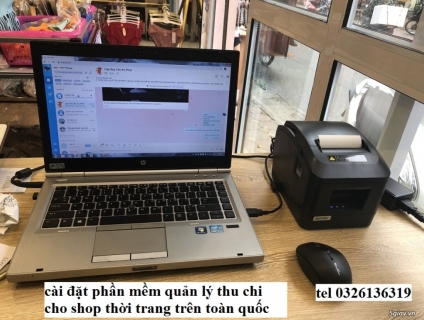 Cài phần mềm tính tiền giá rẻ cho shop thời trang tại Hà Nội