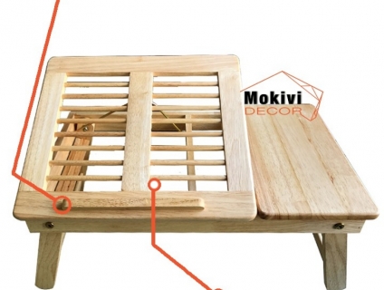 Bàn laptop gỗ ( xếp gọn )=( đa năng )