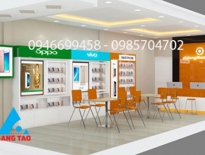 Thiết kế shop điện thoại đẹp và hiện đại nhất hiện giờ