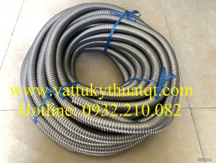 Ống ruột gà inox 304, Ống ruột gà lõi thép inox 304, Ống ruột gà inox