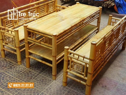 Địa chỉ cung cấp bàn ghế tre trúc giá rẻ uy tín tại TPHCM