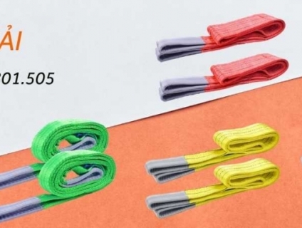 Dây cáp vải cẩu hàng