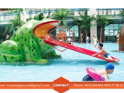 CẦU TRƯỢT BỂ BƠI CHO CÔNG VIÊN NƯỚC TRẺ EM