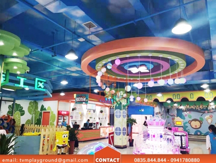MẪU THIẾT KẾ KHU VUI CHƠI TRONG NHÀ HẤP DẪN CHO TRUNG TÂM THƯƠNG MẠI