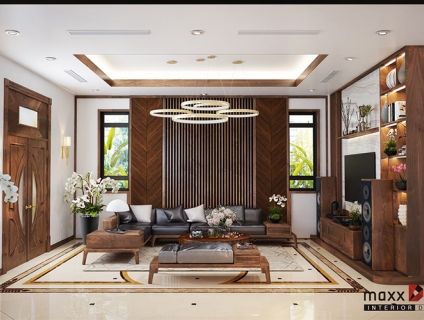 Thiết kế thi công nội thất gỗ óc chó trọn gói tại Hà Nội