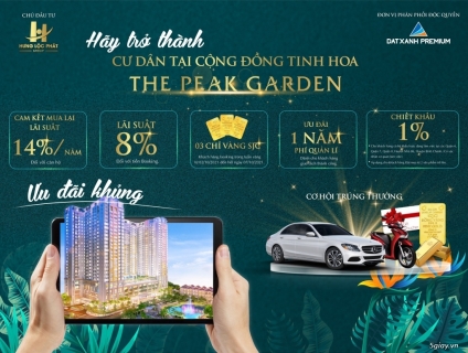 Mở bán dự án The Peak garden Đường nguyễn lương Bằng,Phú Mỹ,Q7