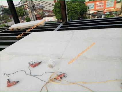 Sàn bê tông siêu nhẹ thay thể đổ bê tông truyền thống