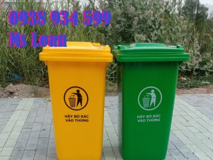 Thùng rác công cộng 240 lít giá rẻ