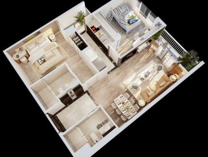 5+ Mẫu Ghế Sofa Đẹp Cho Căn Hộ 70m2 Chung Cư Imperia Sky Garden