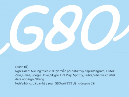 Gói cước G80 mobifoneGO - Chỉ 80k/tháng không giới hạn Data