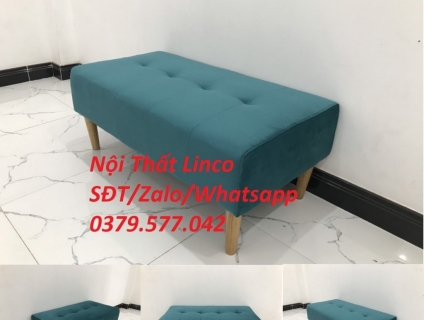Ghế đôn sofa nhỏ gọn cho phòng chờ tiệm nail Nội Thất Linco An Giang