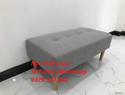 Ghế đôn sofa hình chữ nhật dài 1m giá rẻ Nội Thất Linco Đà Nẵng