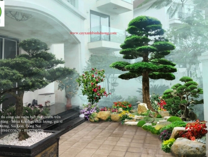 Thiết kế sân vườn đẹp ở Bình Dương