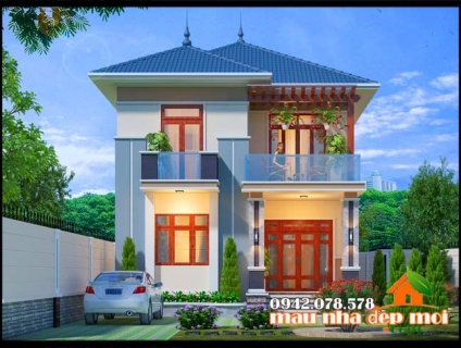 Mẫu biệt thự mini sân vườn 80m2  không gian sinh thái tuyệt đẹp