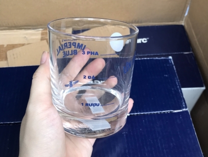 Bộ cốc (ly) thủy tinh thấp Luminarc 6 chiếc dung tích 300ml