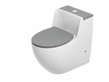 Bồn Cầu 1 khối men sứ cao cấp - Thiết Bị Vệ Sinh