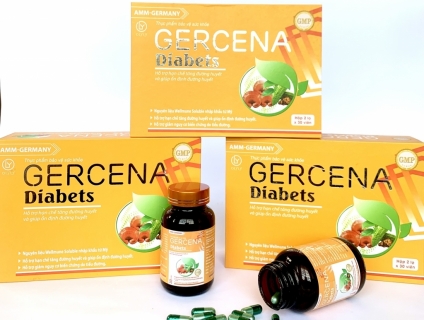 Viên Uống Gercena Diabets , hỗ trợ hạn chế tăng đường huyết, ổn địn