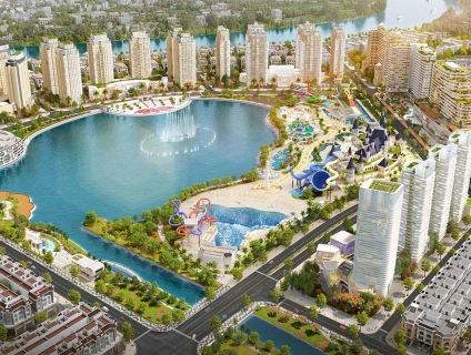 Căn  SUNLAKE VILLAS  biệt thự phố bên hồ ĐẠI NHẬT - KĐT VẠN PHÚC