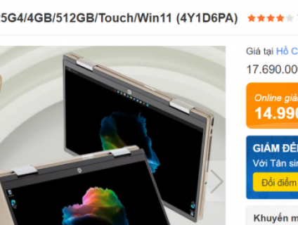 Tp Hồ Chí Mình cần bán Laptop Laptop HP Pavilion X360 14 dy0171TU