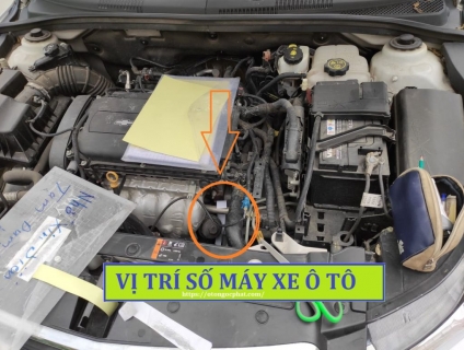 Địa chỉ cà số khung số máy xe ô tô tại nhà uy tín, chuyên nghiệp.