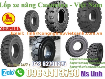 Lốp đặc xe nâng casumina Việt Nam