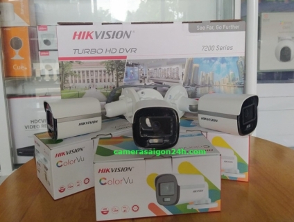 Bộ 4 camera full color có màu ban đêm giá rẻ