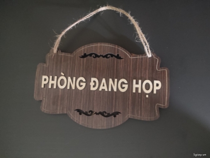 XƯỞNG SALE CUỐI NĂM BẢNG GỖ DECOR TREO CỬA VĂN PHÒNG, QUÁN, SHOP