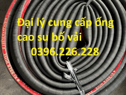 Cung cấp sỉ lẻ toàn quốc ống cao su bố vải phi 42 gia cố 5 lớp bố vải.