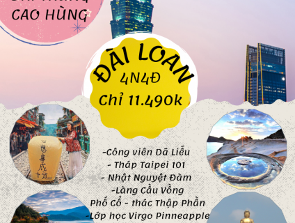 ĐÀI LOAN 4N4Đ - giá tốt nhất 5s