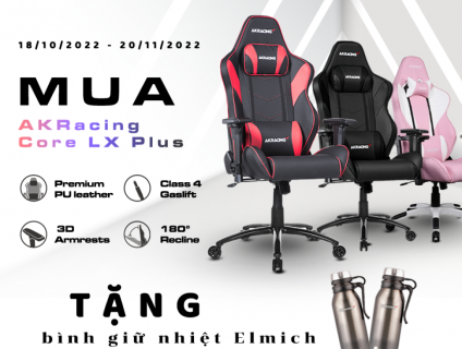 MUA GHẾ AKRACING NHẬN NGAY BÌNH GIỮ NHIỆT CAO CẤP ĐẾN 20/11/2022