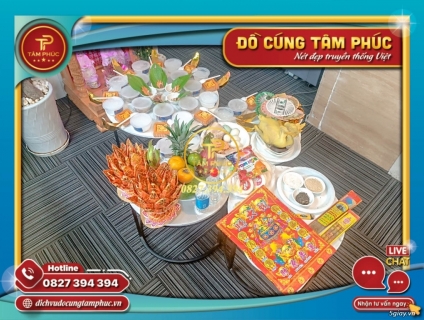 Mâm cúng tài lộc