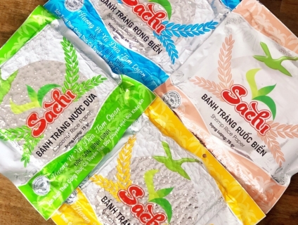 Bánh tráng Sachi - món quà quê miền đất võ